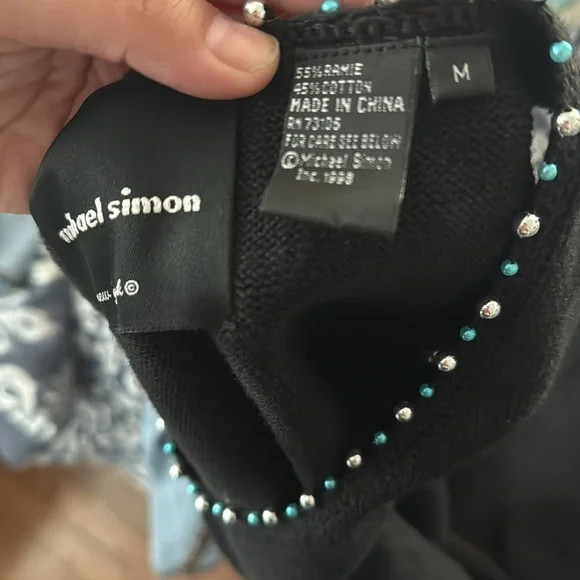 Michael Simon Beaded Dress and short sleeve jacket combo - Picture 7 of 10